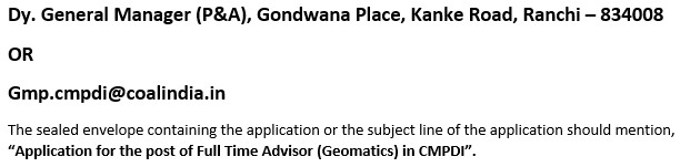 CIL Recruitment 2023-Application Submission Details